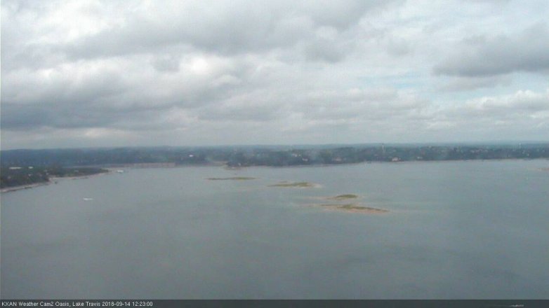 Lake Travis webcam, September 14, 2018 11:25 AM CT