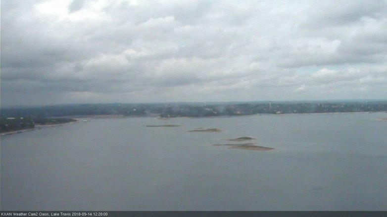 Lake Travis webcam, September 14, 2018 11:30 AM CT