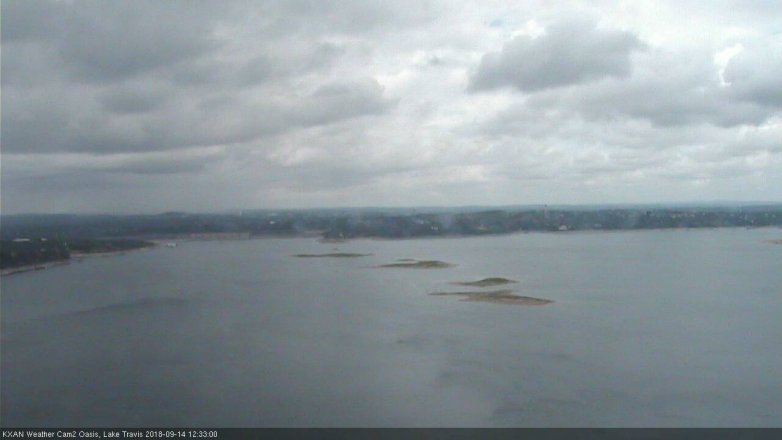 Lake Travis webcam, September 14, 2018 11:35 AM CT