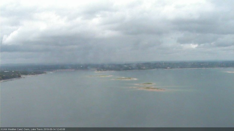 Lake Travis webcam, September 14, 2018 11:45 AM CT