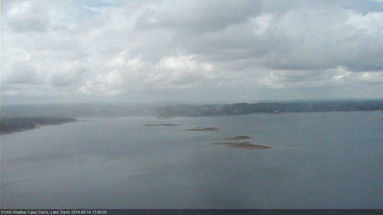 Lake Travis webcam, September 14, 2018 12:10 PM CT