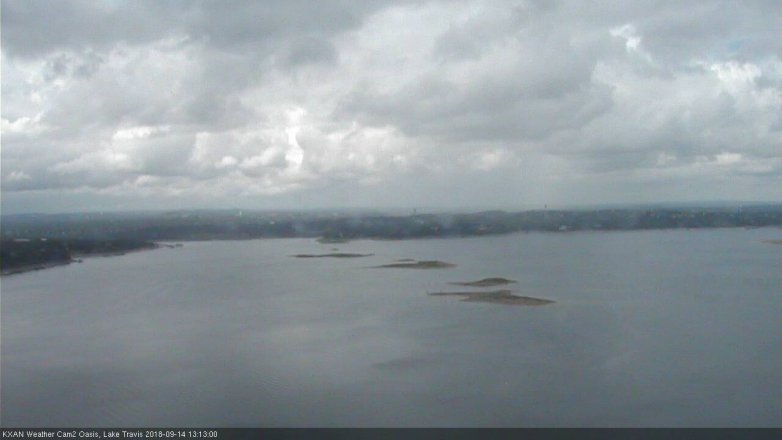 Lake Travis webcam, September 14, 2018 12:15 PM CT