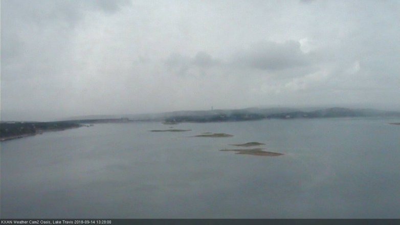 Lake Travis webcam, September 14, 2018 12:30 PM CT