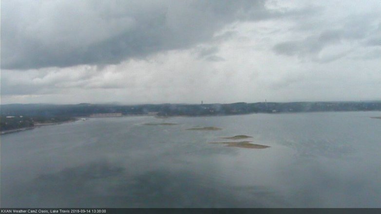 Lake Travis webcam, September 14, 2018 12:40 PM CT