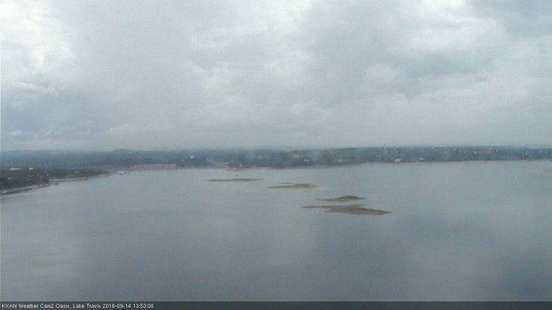 Lake Travis webcam, September 14, 2018 12:55 PM CT