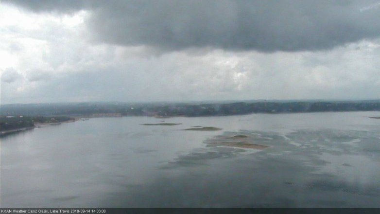 Lake Travis webcam, September 14, 2018 1:05 PM CT