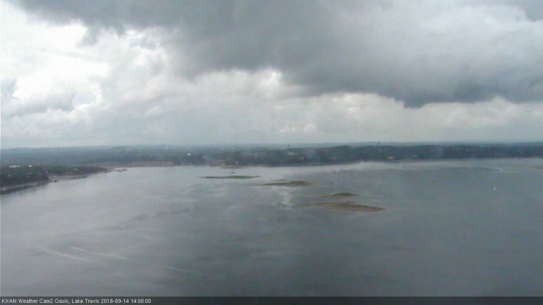 Lake Travis webcam, September 14, 2018 1:10 PM CT