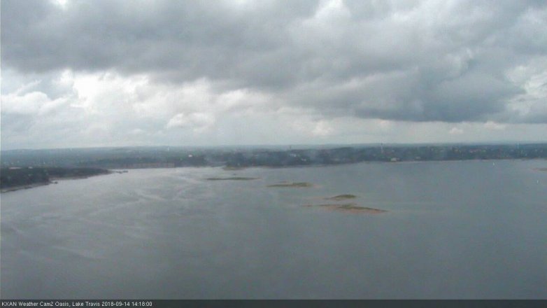 Lake Travis webcam, September 14, 2018 1:20 PM CT