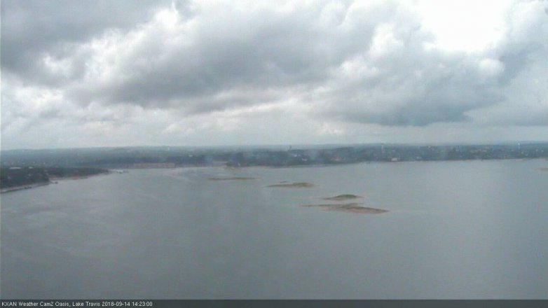 Lake Travis webcam, September 14, 2018 1:25 PM CT