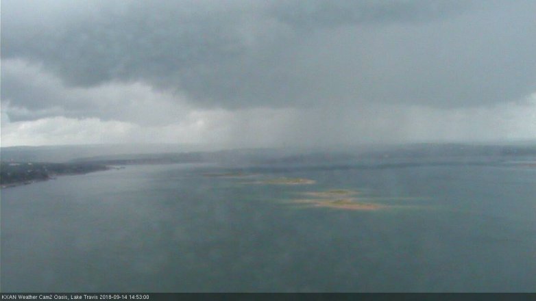 Lake Travis webcam, September 14, 2018 1:55 PM CT