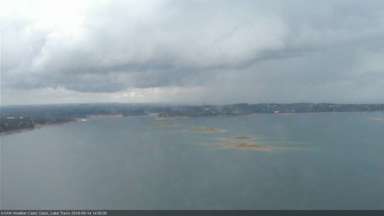 Lake Travis webcam, September 14, 2018 2:00 PM CT