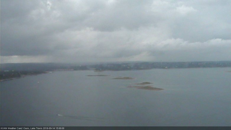 Lake Travis webcam, September 14, 2018 2:10 PM CT