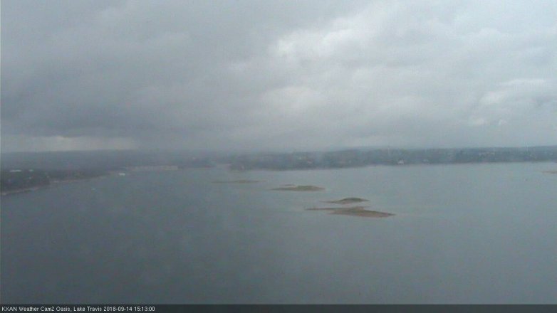 Lake Travis webcam, September 14, 2018 2:15 PM CT