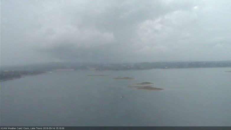 Lake Travis webcam, September 14, 2018 2:20 PM CT