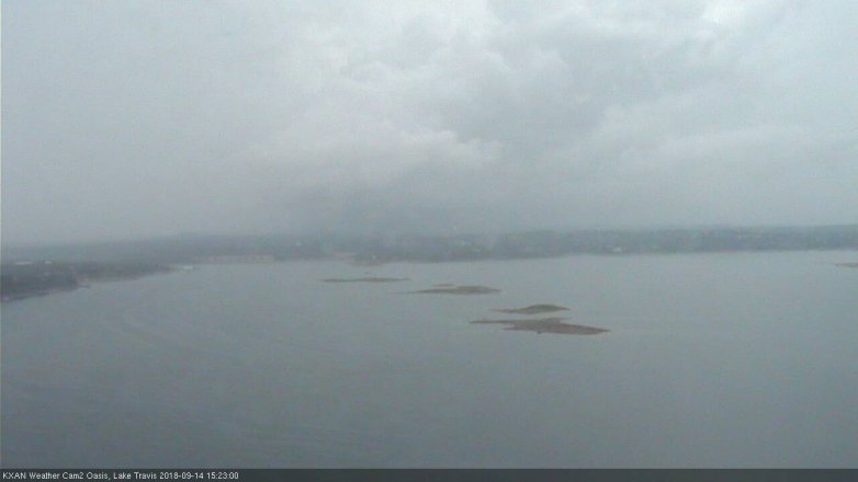 Lake Travis webcam, September 14, 2018 2:25 PM CT