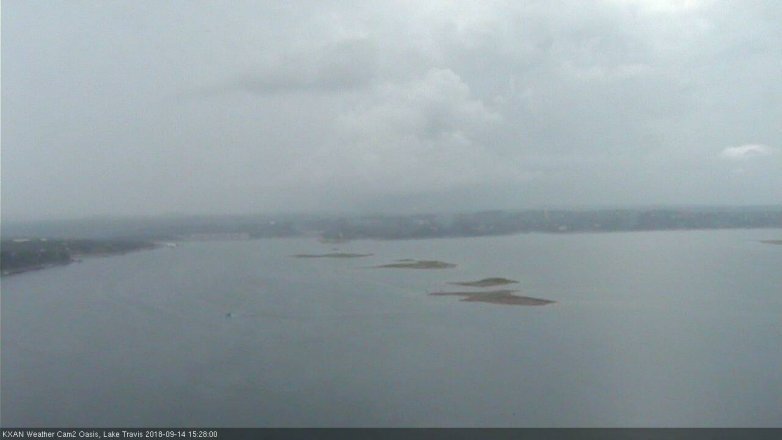 Lake Travis webcam, September 14, 2018 2:30 PM CT