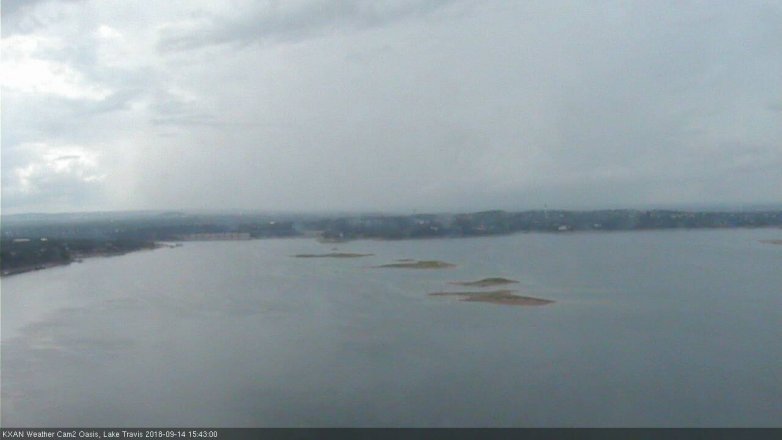 Lake Travis webcam, September 14, 2018 2:45 PM CT