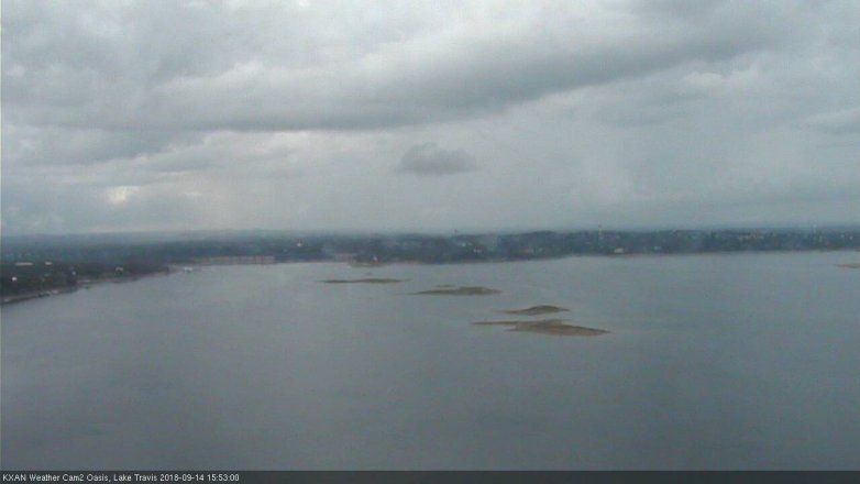 Lake Travis webcam, September 14, 2018 2:55 PM CT