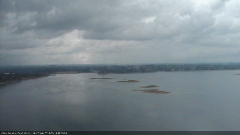 Lake Travis webcam, September 14, 2018 3:05 PM CT