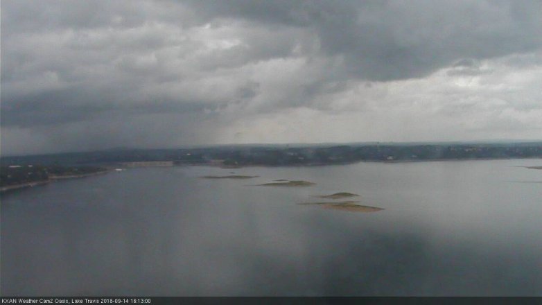 Lake Travis webcam, September 14, 2018 3:15 PM CT