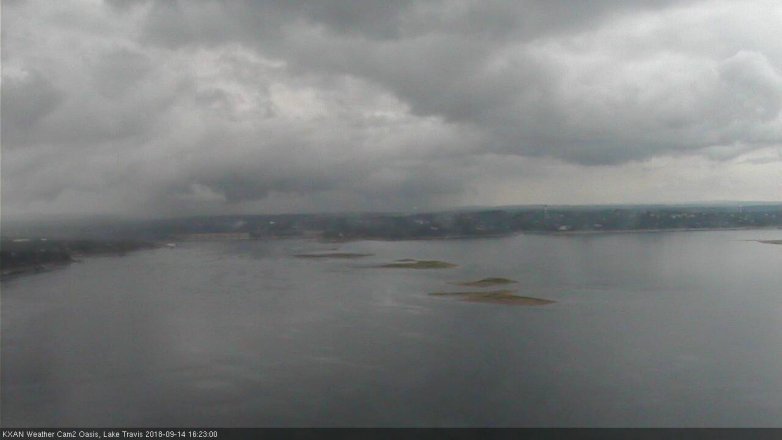 Lake Travis webcam, September 14, 2018 3:25 PM CT