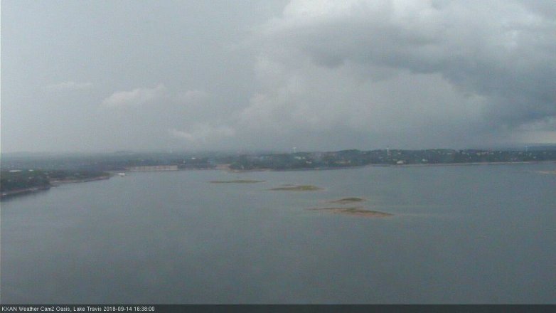 Lake Travis webcam, September 14, 2018 3:40 PM CT
