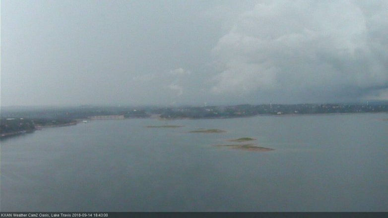 Lake Travis webcam, September 14, 2018 3:45 PM CT