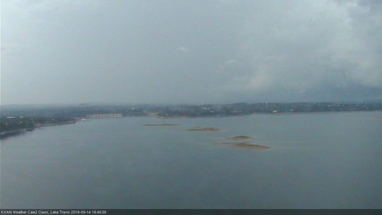Lake Travis webcam, September 14, 2018 3:50 PM CT