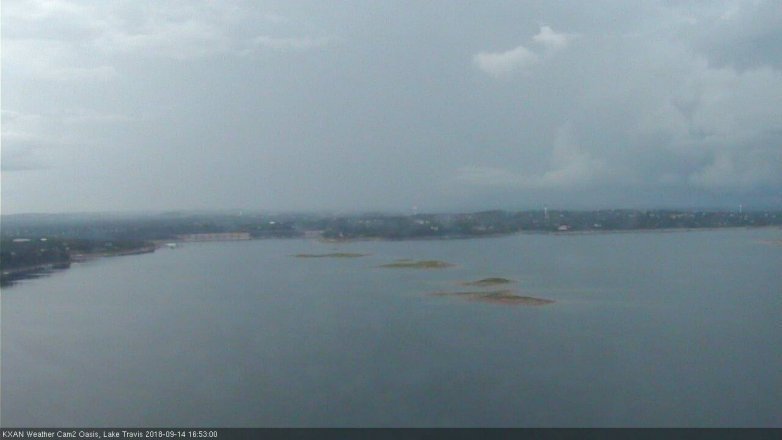Lake Travis webcam, September 14, 2018 3:55 PM CT