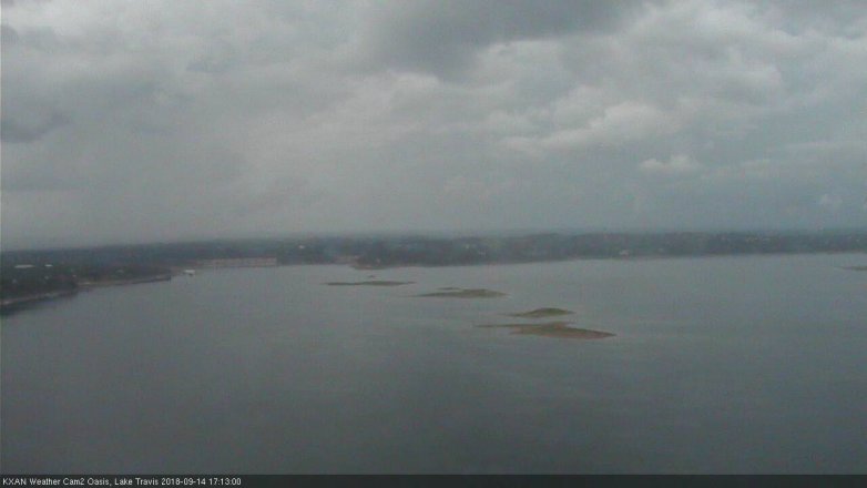 Lake Travis webcam, September 14, 2018 4:15 PM CT