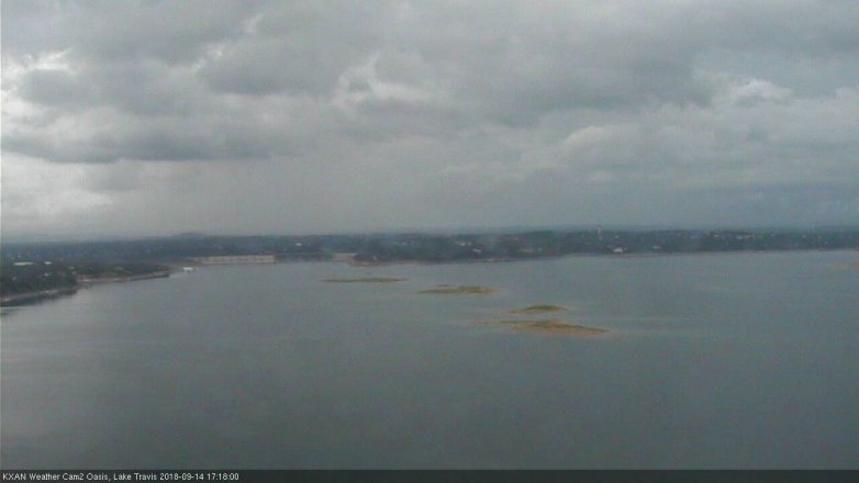 Lake Travis webcam, September 14, 2018 4:20 PM CT