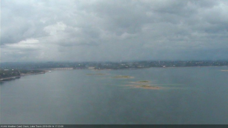 Lake Travis webcam, September 14, 2018 4:25 PM CT