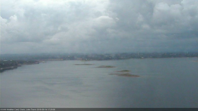 Lake Travis webcam, September 14, 2018 4:30 PM CT