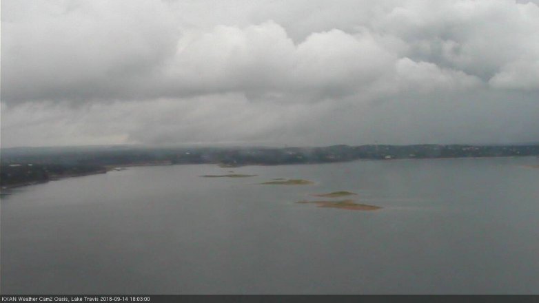Lake Travis webcam, September 14, 2018 5:05 PM CT