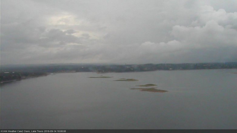 Lake Travis webcam, September 14, 2018 5:10 PM CT