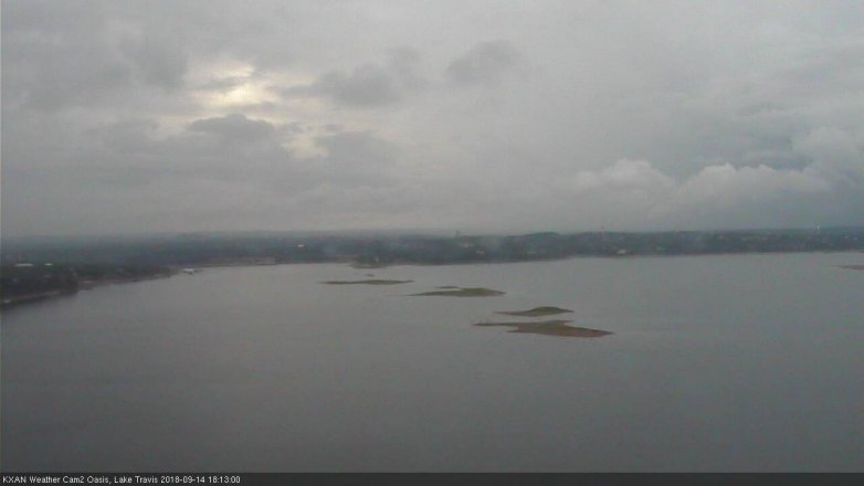 Lake Travis webcam, September 14, 2018 5:15 PM CT