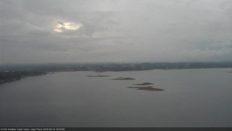 Lake Travis webcam, September 14, 2018 5:20 PM CT