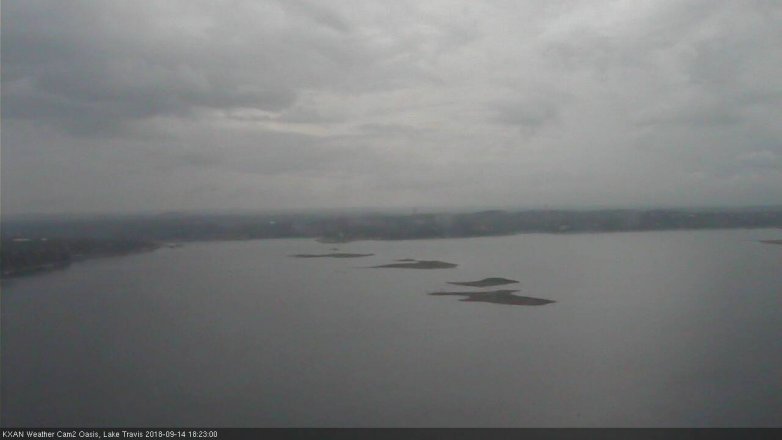 Lake Travis webcam, September 14, 2018 5:25 PM CT
