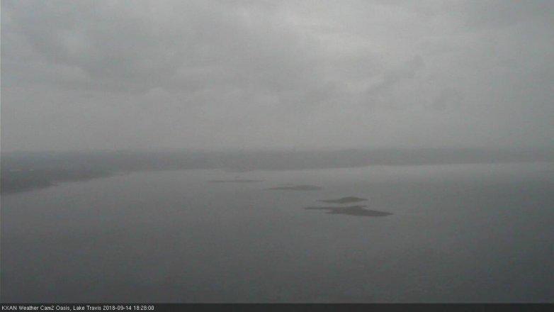 Lake Travis webcam, September 14, 2018 5:30 PM CT