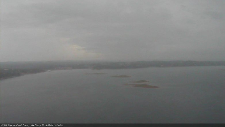 Lake Travis webcam, September 14, 2018 5:40 PM CT