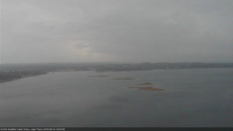 Lake Travis webcam, September 14, 2018 5:45 PM CT