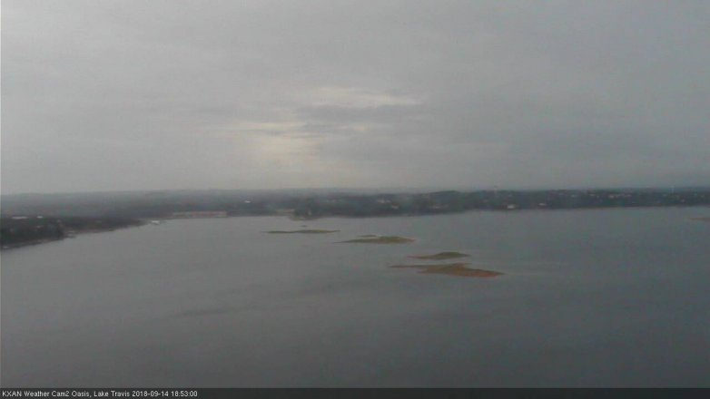 Lake Travis webcam, September 14, 2018 5:55 PM CT