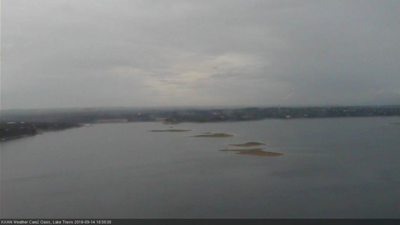 Lake Travis webcam, September 14, 2018 6:00 PM CT
