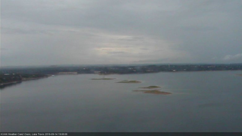 Lake Travis webcam, September 14, 2018 6:10 PM CT