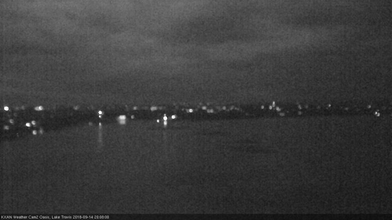 Lake Travis webcam, September 14, 2018 7:10 PM CT