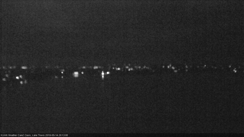 Lake Travis webcam, September 14, 2018 7:15 PM CT