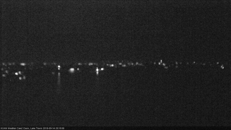 Lake Travis webcam, September 14, 2018 7:20 PM CT