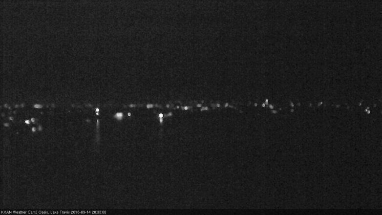 Lake Travis webcam, September 14, 2018 7:35 PM CT