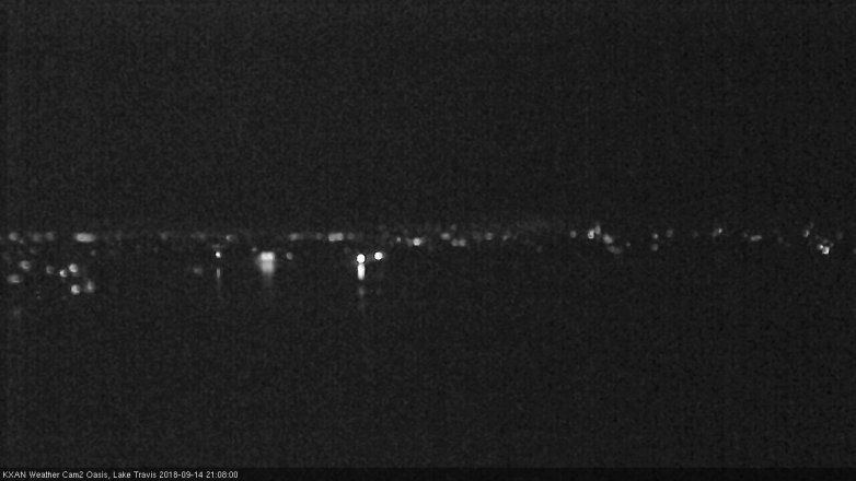 Lake Travis webcam, September 14, 2018 8:10 PM CT