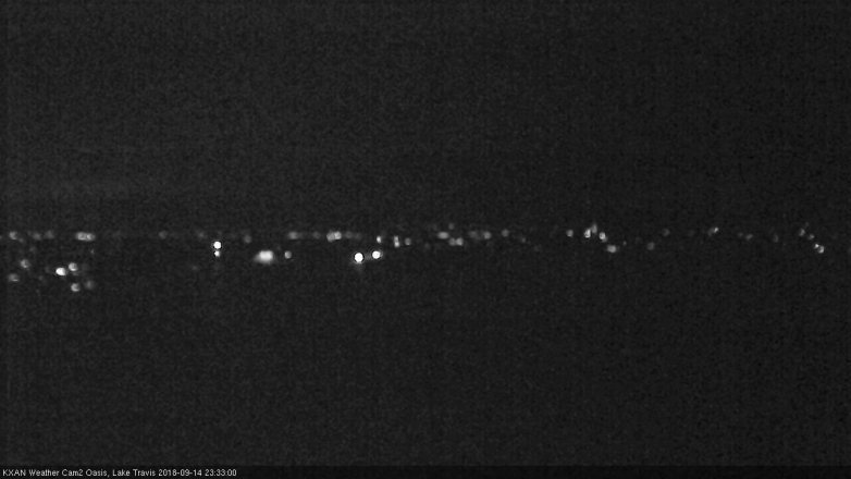 Lake Travis webcam, September 14, 2018 10:35 PM CT